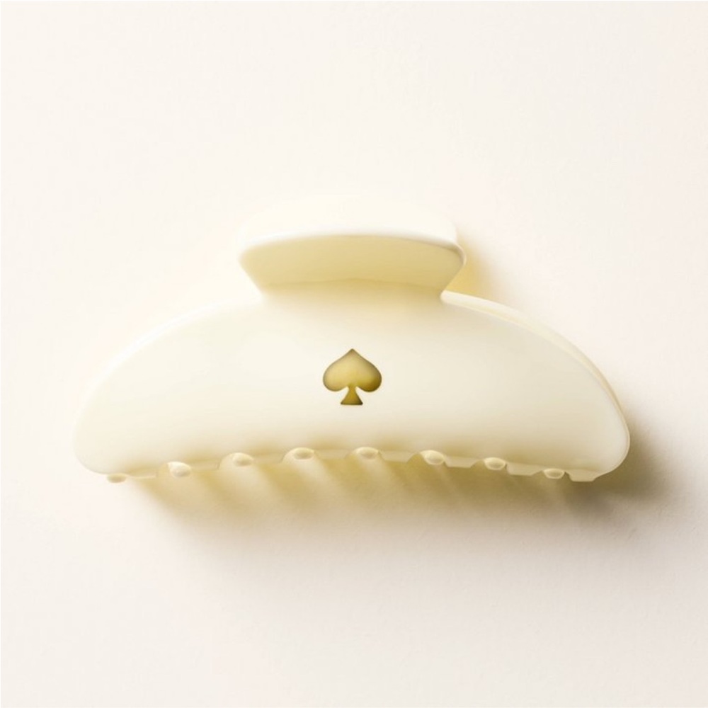 Kate Spade Cream Hair Claw Clip